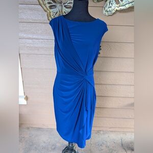 Lauren Ralph Lauren Asymmetrical Blue Dress